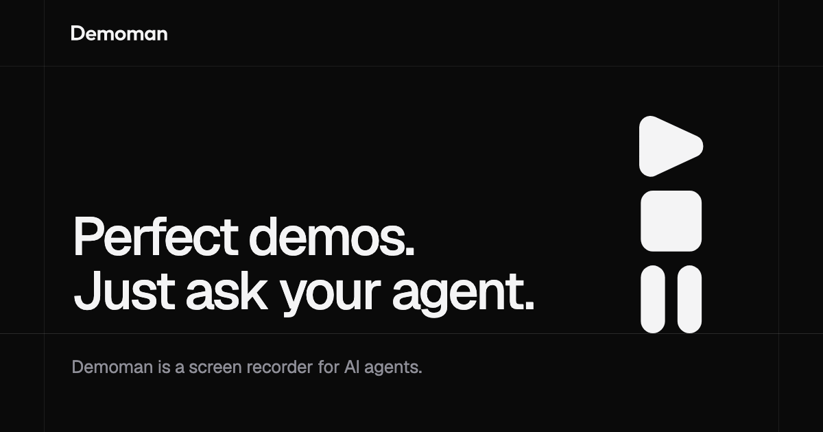 I built a tool that lets coding agents record polished videos of your project. Use it to create demo